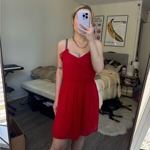Zara Red Strappy Dress